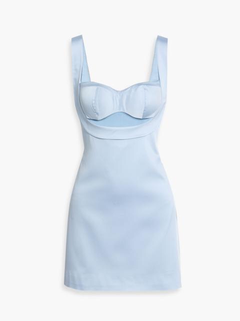 Cult Gaia Jaira cutout satin mini dress