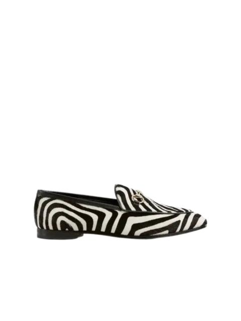 GUCCI Jordaan Horsebit Leather Loafer
