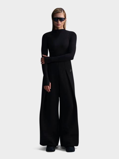 Nike WOMEN'S NIKE SPORTSWEAR TECH FLEECE HIGH-WAISTED PLEATED WIDE PANTS