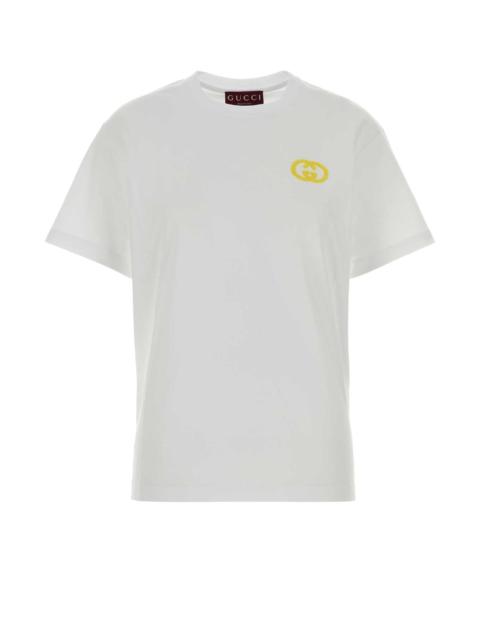 GUCCI Gucci Women White Cotton T-Shirt