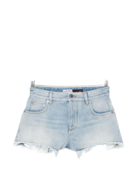 Loewe Loewe Paula's Ibiza Women Denim Cotton Shorts