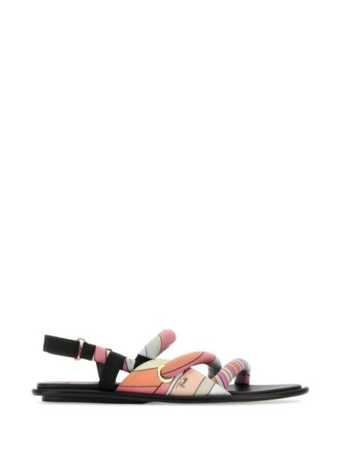 PUCCI Emilio Pucci Woman Printed Fabric Lee Sandals