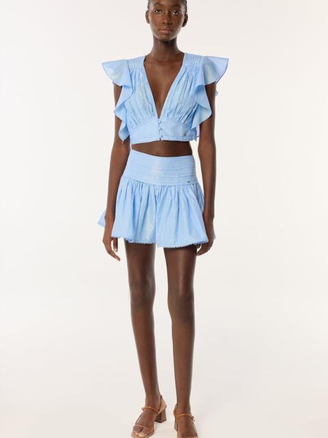 Poupette St Barth Mini Skirt Colleen - Light Blue