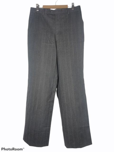 Other Designers Vintage - Vintage Christian Dior Monsieur Striped Distressed Pant