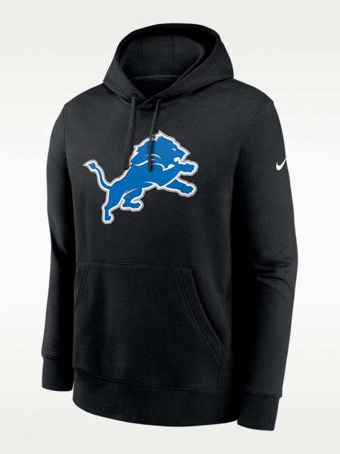 Nike Detroit Lions Club Logo Men's Nike NFL Pullover Hoodie