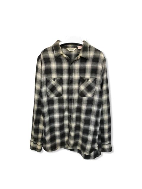 Other Designers Five Brother - Vintage Five Brother Checked Plaid Tartan Flannel Shirt 👕