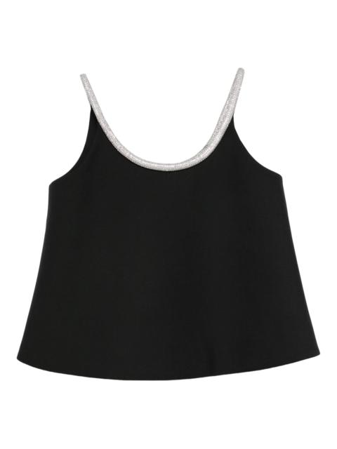 RÓHE A-line appliqué-detail top