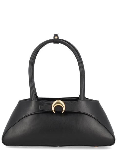 Marine Serre LEATHER AURORA BAGUETTE BAG