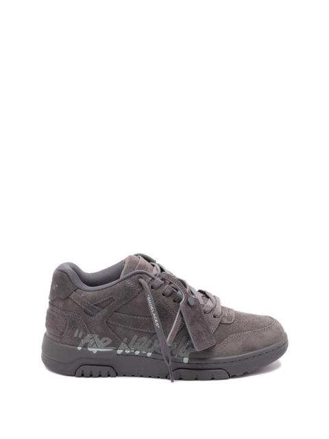 Off-White Off White Men `Out Of Office` `For Walking Suede` Sneakers