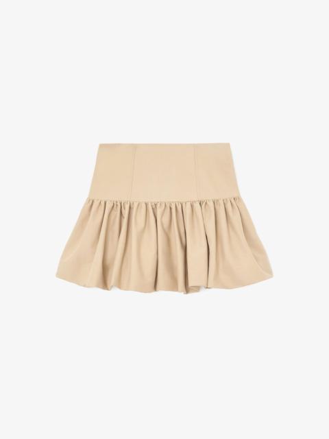 GANNI SKIRT IN BEIGE COTTON
