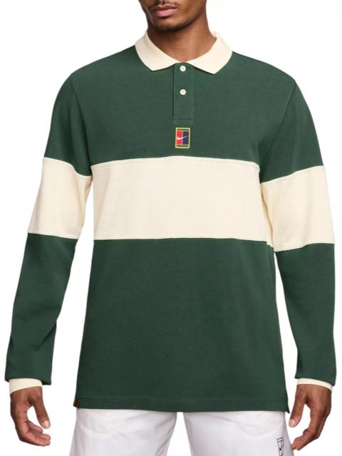 Nike Nike Men's NikeCourt Heritage Long Sleeve Tennis Polo