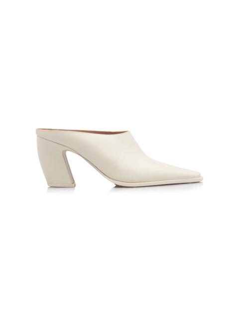 Bottega Veneta Leather Mules neutral
