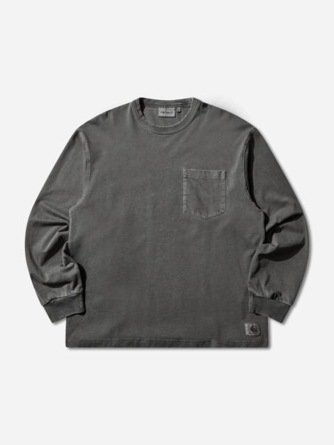 Carhartt Men's Torion Pocket Longsleeve T-Shirt Black (Grind Washed)
