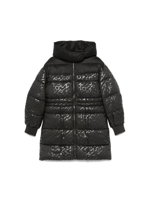 PINKO logo-print puffer coat
