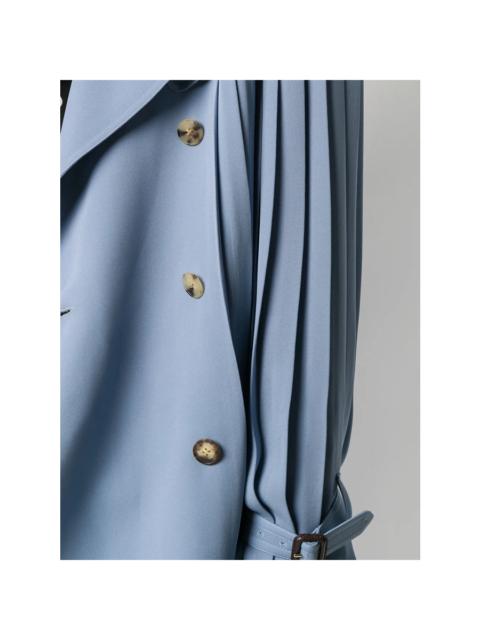 Valentino Valentino Garavani Pleated Trench Coat
