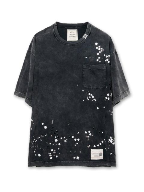 Maison MIHARAYASUHIRO EMBELLISHED BLEACHED TEE