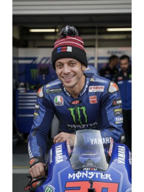 Other Designers Vintage 80's Yamaha Wool Beanie Japan Motorsport Vibe