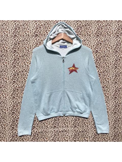 Vintage - Burberry Blue Label Sweatshirt Hoodie CropTop Women Burberry