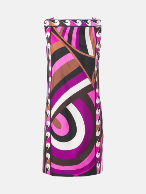 PUCCI Iride silk twill minidress