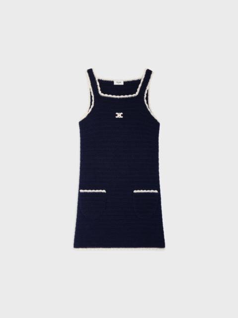 CELINE mini dress IN crocheted cotton