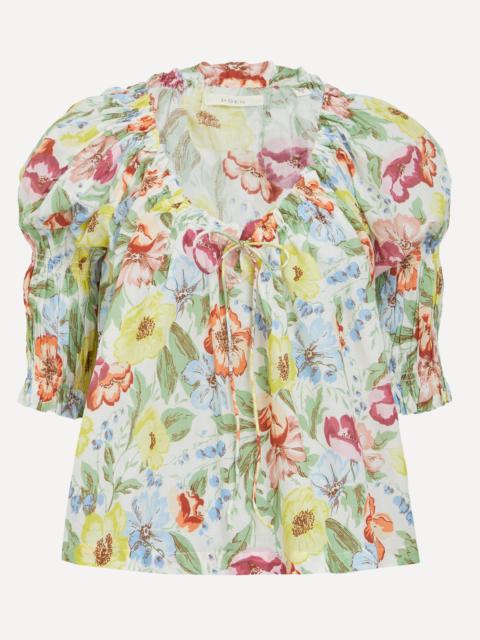 DÔEN Inez Blanc Anemone Bloom Top