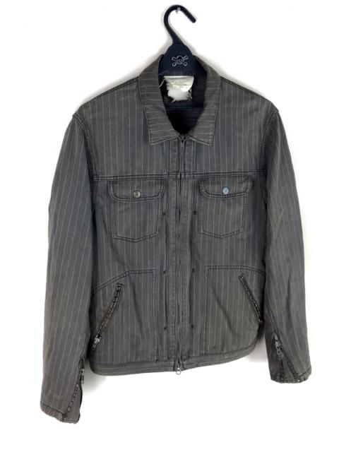 Other Designers Japanese Brand - Lhp iRish Rag Cloth Stripe Cotton Trucker Jacket