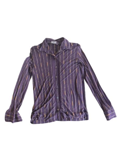 CELINE Vintage 70 Celine Italy Silk Button Shirt