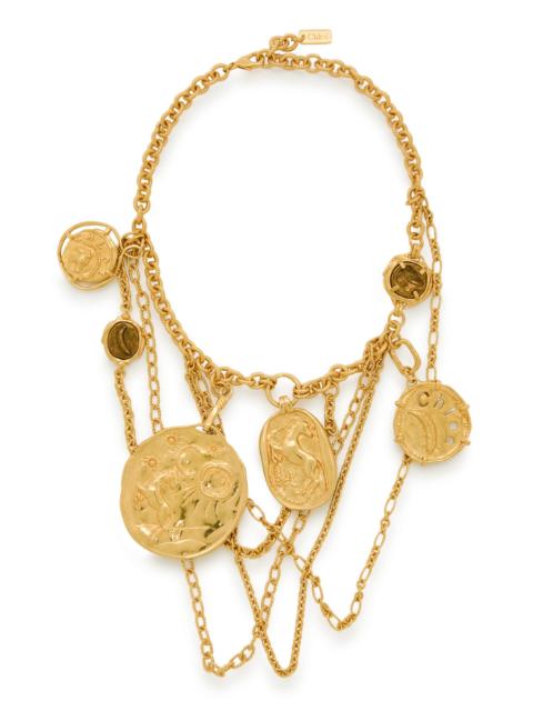 Chloé Chloe The Chloé Medals Multi-chain Necklace