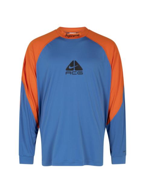 x Nike ACG logo-print "Blue/Orange" T-shirt