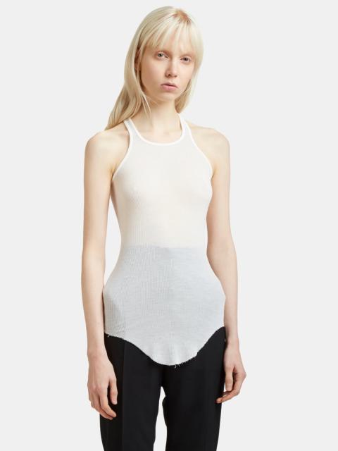 Rick Owens Rick Owens Women Rib Knit Crew Neck Vest Top