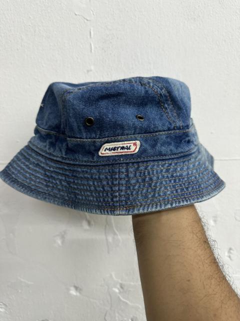 Vintage - VTG MISTRAL France Denim Bucket Hat