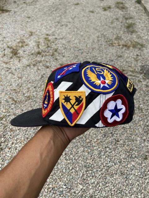 Off-White 🔥RARE🔥 baseball cap,high-end style military-inspired patches