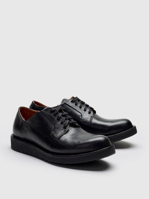 visvim G.P.O-Folk Derby in Black Horsehide