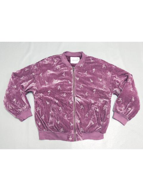 Other Designers Japanese Brand × Vintage - 🔥Vintage COLZA Velvet Purple Jacket Bombers