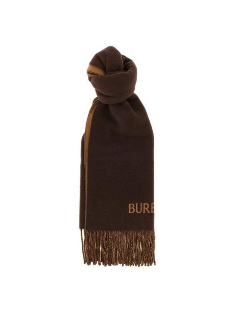 Burberry BURBERRY Brown Cashmere Scarf New And Authentic