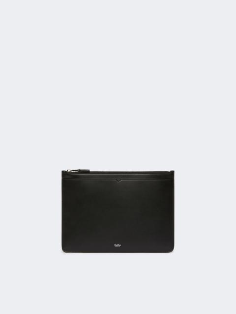 Max Mara Leather tablet sleeve - BLACK