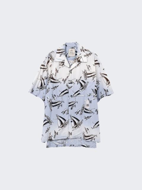 Maison MIHARAYASUHIRO Vintage Like Aloha Shirt Light Blue