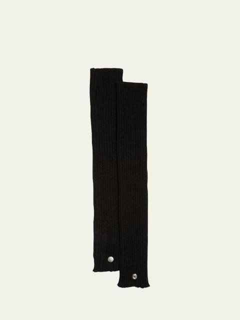 Rick Owens Men's Cashmere Arm Warmers