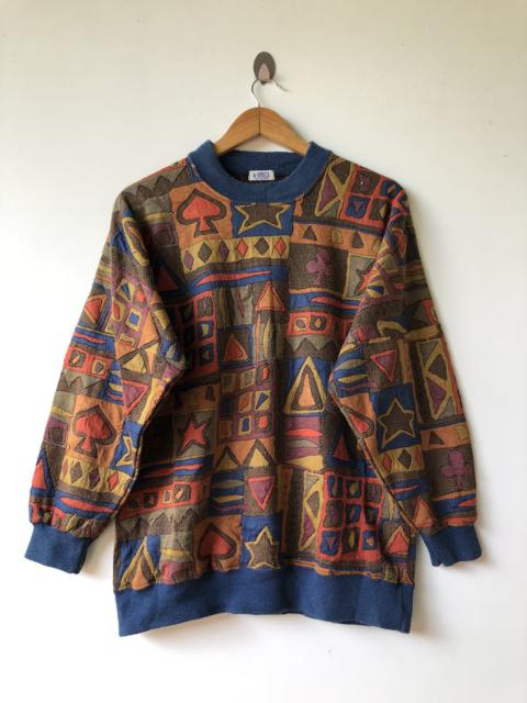 Other Designers Vintage patchwork crewneck nice design