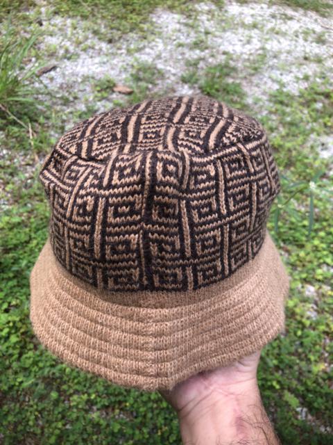 Other Designers Lancel - Lancel Monogram Crochet Knit Bucket Hat