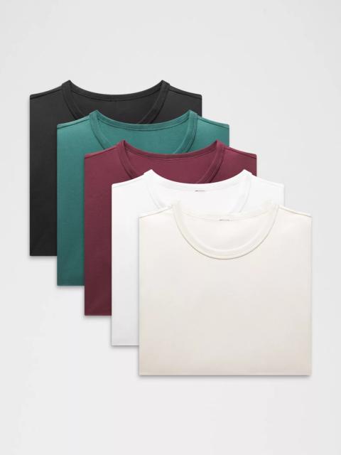 lululemon Organic Cotton Classic-Fit T-Shirt *5 Pack