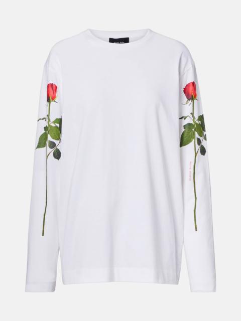 Simone Rocha Printed cotton jersey T-shirt
