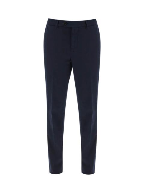 Italian Fit Cotton Gabardine Trousers
