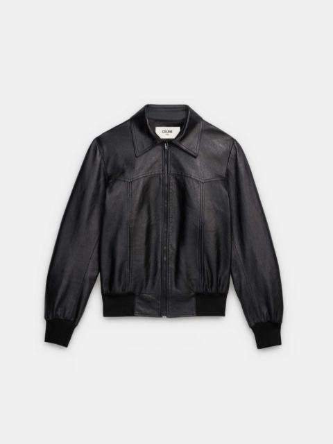 CELINE Celine Leather Blouson In Large