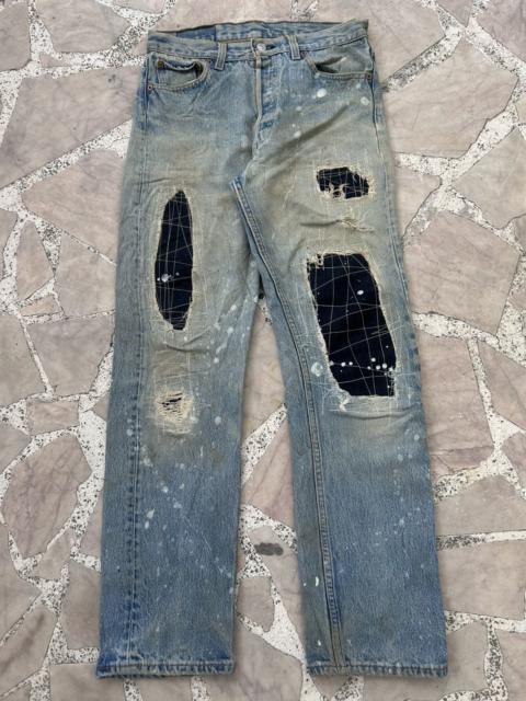 Levi's 90s Levis 501xx Vintage Usa Patchwork Denim