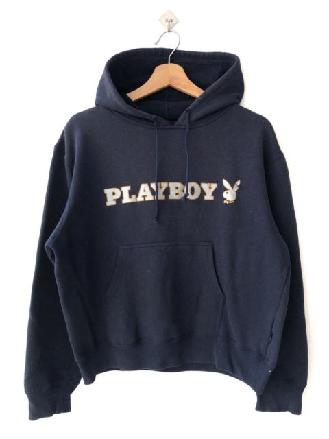 Other Designers Vintage Sunfaded Playboy Spellout Logo Pullover Hoodies