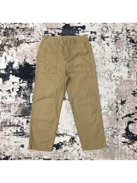 Other Designers Gu Fatique Khakis Baker Pants Taper