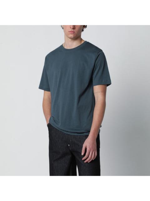 Dries Van Noten Dries Van Noten Petrol Green Cotton T-Shirt Men