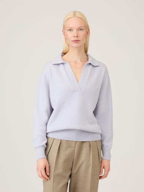 Sunspel Lambswool Polo Neck Jumper