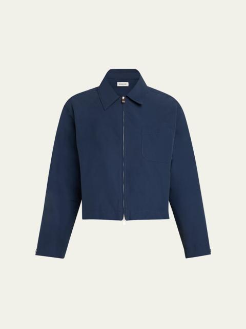 SIMKHAI Edison Zip-Front Shirt